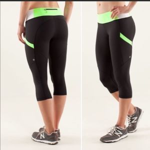 lululemon Mod Moves Crop Colorblock Leggings size 2